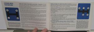 1965 Pontiac Owners Manual Bonneville Grand Prix Star Chief Catalina Tempest GTO