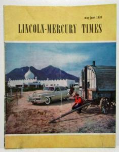 1950 May-June Issue Lincoln Mercury Times Magazine For Car Owners