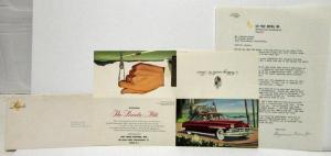 1950 Lincoln Test Drive Invitation with Letter and Envelope