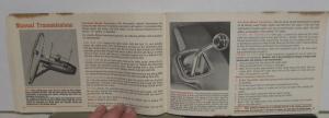 1968 Pontiac Owners Manual Care & Operation Firebird GTO Catalina Grand Prix
