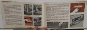 1968 Pontiac Owners Manual Care & Operation Firebird GTO Catalina Grand Prix