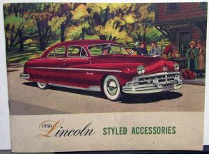 1950 Lincoln Styled Accessories Sales Brochure