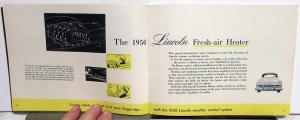 1950 Lincoln Styled Accessories Sales Brochure