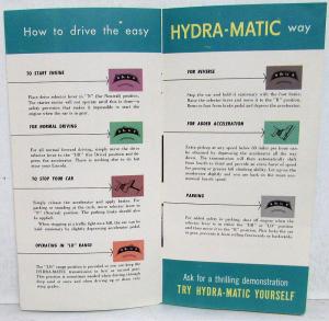 1950 Lincoln Hydramatic Transmission Sales Brochure