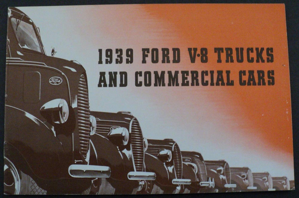 1939 Ford V8 Trucks & Commercial Cars Sales Brochure Original