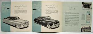 1950 Lincoln Sales Folder Nothing Could Be Finer