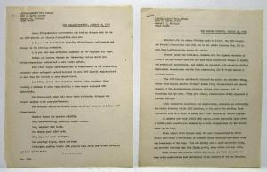 1950 Lincoln Press Release January 26th Nothing Could be Finer