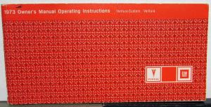 1973 Pontiac Owners Manual Ventura & Custom Original