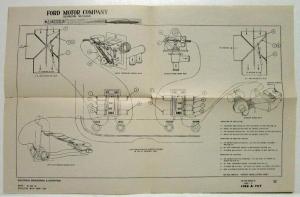 1952 Lincoln Radio Installation & Operating Instructions Folder with Extras