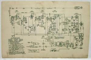 1952 Lincoln Radio Installation & Operating Instructions Folder with Extras