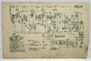 1952 Lincoln Radio Installation and Operating Instructions Folder