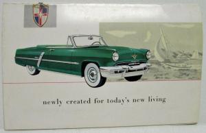 1952 Lincoln Capri Sales Folder