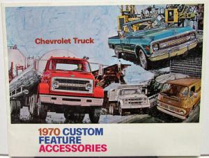 1970 Chevrolet Pickup Blazer El Camino Suburban Truck Accessory Sales Brochure
