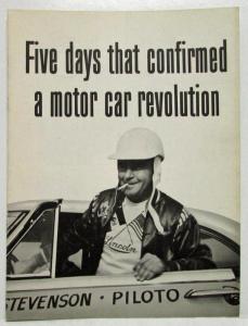 1953 Lincoln Mexico Road Race 5 Days Confirmed a Motor Car Revolution Brochure