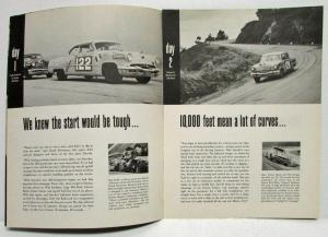 1953 Lincoln Mexico Road Race 5 Days Confirmed a Motor Car Revolution Brochure