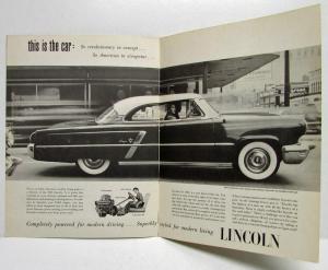 1953 Lincoln Mexico Road Race 5 Days Confirmed a Motor Car Revolution Brochure