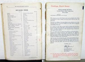 1937 Buick Series 40 Spec 60 Century 80 Roadmaster 90 Limited Owners Manual Book