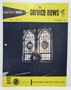 1955 Lincoln Mercury Service News Bundle Vol 8 No 12 December