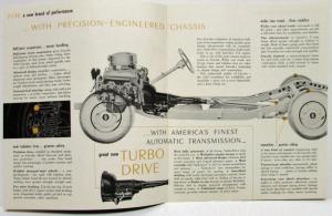 1955 Lincoln and Lincoln Capri Quick Facts Sales Brochure