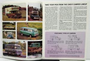 1967 Chevrolet Campers & Pleasure Trucks Sales Brochure El Camino Sportvan