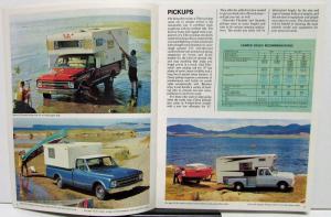 1967 Chevrolet Campers & Pleasure Trucks Sales Brochure El Camino Sportvan