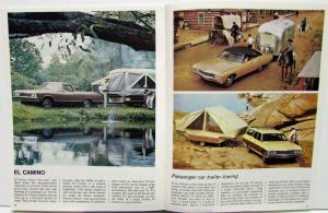 1967 Chevrolet Campers & Pleasure Trucks Sales Brochure El Camino Sportvan