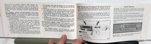 1977 Pontiac Owners Manual Care & Operation Ventura & SJ Original