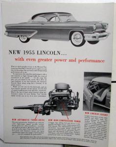 1955 Lincoln 3rd Straight Victory Mexican Road Race Trifold