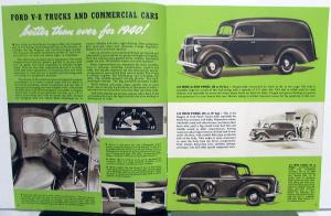 1940 Ford Trucks & Commercial Cars Better Than Ever ORIGINAL Sales Brochure