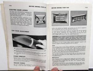 1979 Pontiac Owners Manual Care & Operation Catalina Bonneville & Brougham