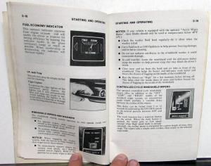 1979 Pontiac Owners Manual Care & Operation Catalina Bonneville & Brougham