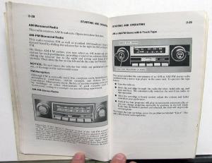 1979 Pontiac Owners Manual Care & Operation Catalina Bonneville & Brougham