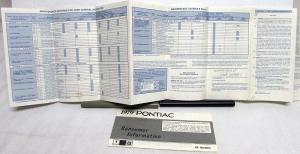 1979 Pontiac Owners Manual Care & Operation Catalina Bonneville & Brougham