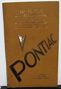 1981 Pontiac Owners Manual Care & Operation Catalina Bonneville & Brougham