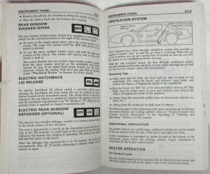 1984 Pontiac Owners Manual Firebird Trans Am Care & Operation Original