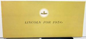 1956 Lincoln Premiere & Capri Sales Folder Poster Original Oversized