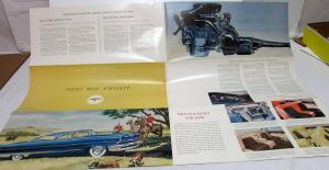 1956 Lincoln Premiere & Capri Sales Folder Poster Original Oversized