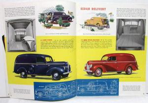 1941 Ford Trucks Panels Delivery Stakes Pickup Express Dump Truck Sales Brochure
