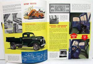 1941 Ford Trucks Panels Delivery Stakes Pickup Express Dump Truck Sales Brochure