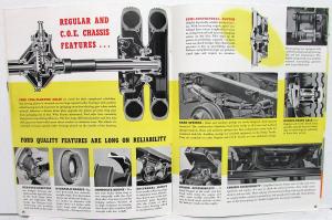 1941 Ford Trucks Panels Delivery Stakes Pickup Express Dump Truck Sales Brochure
