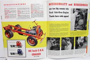 1941 Ford Trucks Panels Delivery Stakes Pickup Express Dump Truck Sales Brochure