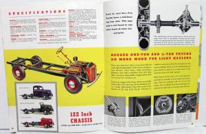 1941 Ford Trucks Panels Delivery Stakes Pickup Express Dump Truck Sales Brochure