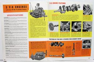 1941 Ford Trucks Panels Delivery Stakes Pickup Express Dump Truck Sales Brochure