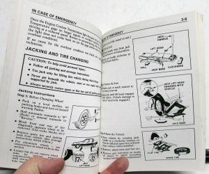 1987 Pontiac Owners Manual Grand Am Care & Operation Original