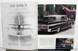 1959 Lincoln and The Mark IV Continental Sales Brochure Premiere
