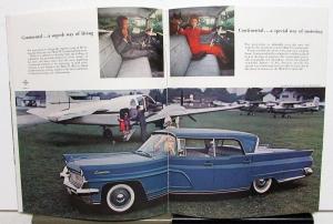 1959 Lincoln and The Mark IV Continental Sales Brochure Premiere