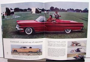 1959 Lincoln and The Mark IV Continental Sales Brochure Premiere