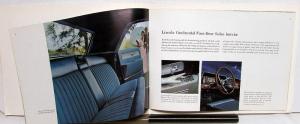 1961 Lincoln Continental Sales Brochure Oversized Original