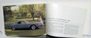 1961 Lincoln Continental Sales Brochure Oversized Original