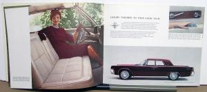 1962 Lincoln Continental Sales Brochure